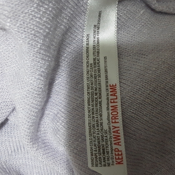 Intimately free by free people women tunic top lavender lagenlook sheer y2k - Picture 4 of 7